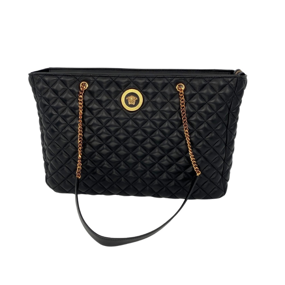 Versace Black Shoulder Medusa Bag